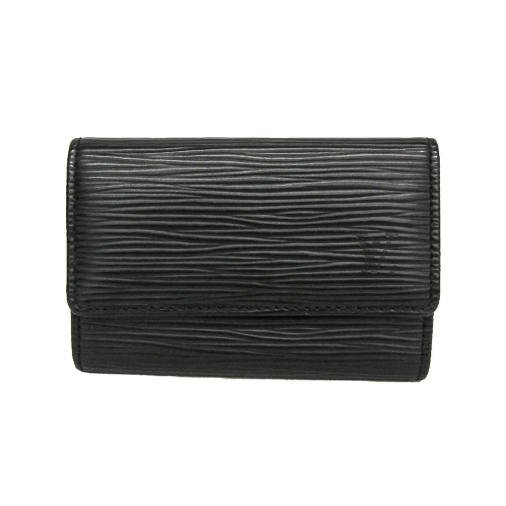 Louis Vuitton Epi 6 Key Holder M63812 Men,Women Epi Leather Key Case Noir